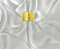 Bague Diana , Acier inoxydable plaqué or 18.